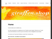 giraffen.shop Webseite Vorschau