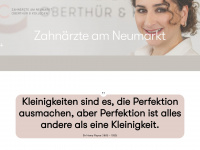 zahnarztpraxis-oberthuer.de Webseite Vorschau