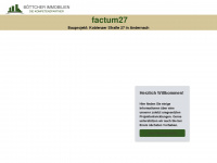 factum27.de Webseite Vorschau