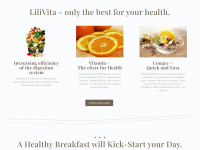 lilivita.com Webseite Vorschau