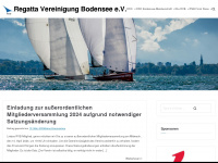 regatta-vereinigung.de Webseite Vorschau