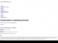 systemstellenausbildung.ch Webseite Vorschau