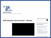 unzucker-xylit.ch Webseite Vorschau