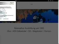 rebreather-center.at Webseite Vorschau