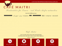 cafe-maitri.ch Webseite Vorschau