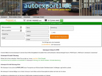 autoexport1.de Webseite Vorschau