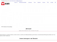 awi-pflege.de Webseite Vorschau