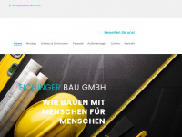 eichingerbau.at Webseite Vorschau