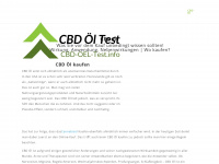 cbd-oel-test.info Webseite Vorschau