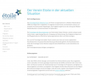verein-etoile.ch Webseite Vorschau