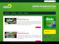 gruene-pfarrkirchen.de Webseite Vorschau