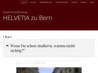 studentenverbindung-helvetia-bern.net Webseite Vorschau