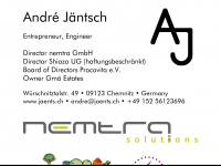 jaents.ch Webseite Vorschau