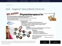 siegener-gesundheits-zentrum.de Webseite Vorschau