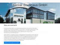 senner-druckhaus.de Webseite Vorschau