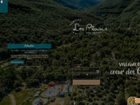 camping-les-plans.fr Webseite Vorschau