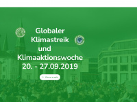 klimaaktionswoche.de Webseite Vorschau