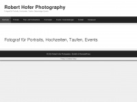 roberthoferphotography.com Webseite Vorschau