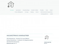 praxis-hohenleitner.com Webseite Vorschau