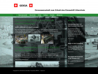 geksa.ch Webseite Vorschau