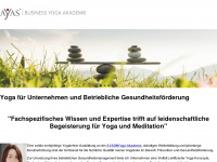 business-yoga-akademie.com Webseite Vorschau