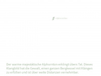 alphorntoene.ch Webseite Vorschau