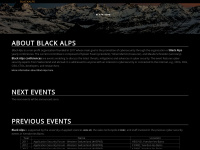 blackalps.ch Webseite Vorschau