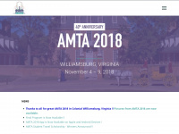 amta2018.org Webseite Vorschau