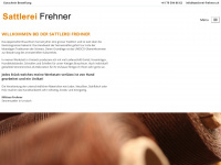 sattlerei-frehner.ch Webseite Vorschau