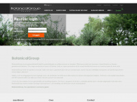 botanicalgroup.be Webseite Vorschau