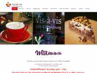 vis-a-vis-cafe.de Webseite Vorschau