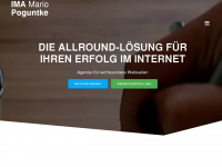 mariopoguntke.com Webseite Vorschau