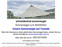 schneidewind-sonnensegel.de Webseite Vorschau