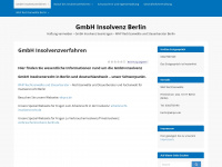 gmbh-insolvenz-berlin.de Webseite Vorschau