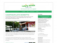 camping-moretto.ch Webseite Vorschau