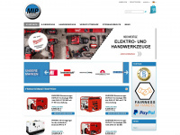 mip-tools.de Webseite Vorschau