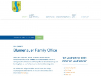 blumenauer.ch Webseite Vorschau