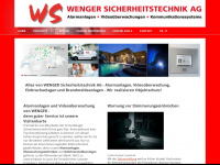 wengersicherheitstechnik.ch Webseite Vorschau