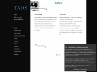 taos-group.com Webseite Vorschau