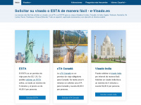 e-visado.es Webseite Vorschau