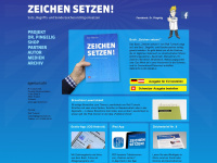 zeichen-setzen.ch Webseite Vorschau