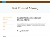 beit-chesed-adonaj.de Webseite Vorschau