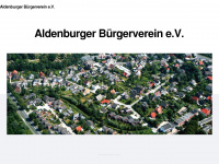 aldenburger-bürgerverein.de Webseite Vorschau
