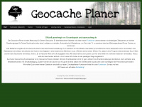 geocache-planer.de Webseite Vorschau