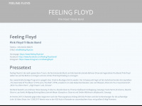 feeling-floyd.de Webseite Vorschau