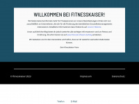fitnesskaiser.com Webseite Vorschau