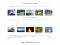 mountainandsea.at Webseite Vorschau