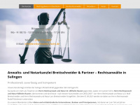 brettschneider-recht.de Webseite Vorschau