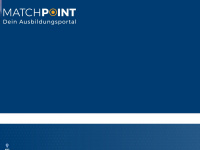 matchpoint-ausbildungsportal.de Webseite Vorschau