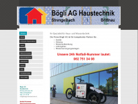 boegli-haustechnik.ch Webseite Vorschau